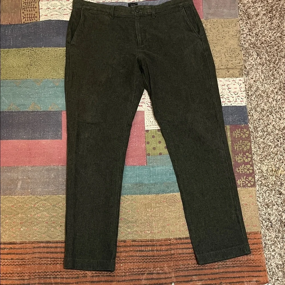 J. Crew 770 Straight Fit Pants in Stretch Brushed Twill Sz 34